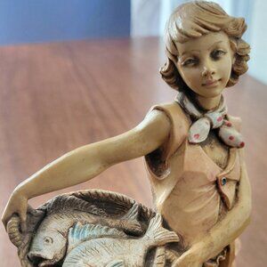 Fontanini Depose Italy Jesse Basket of Fish